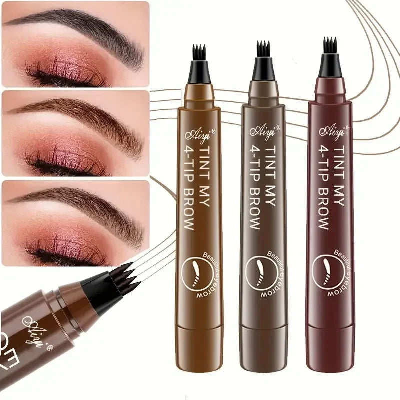 Magic Eyebrow Waterproof Pen (BUY 1 GET 1 FREE) (BROWN + BLACK)