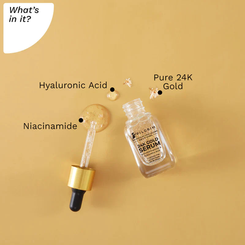 (🔥 Buy 1 Get 1 Free🔥) Golden Glow: 24K Gold Serum for Glowing Skin