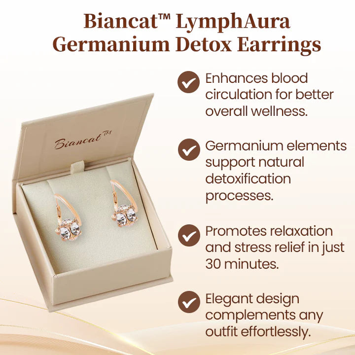 LymphAura Germanium Detox Earrings ( Imported from USA ) -🌟Buy 1 Get 1 Free