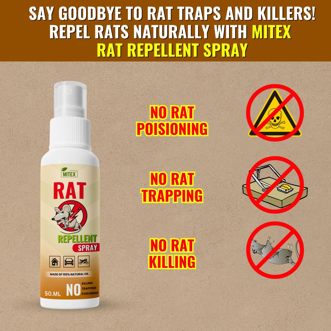 Buy 1 Get 2 Free | Rat Repellent Spray - Safe, Effective Rat Protection