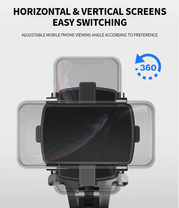 360° Rotational Car Mobile Holder with One-Click Technology
