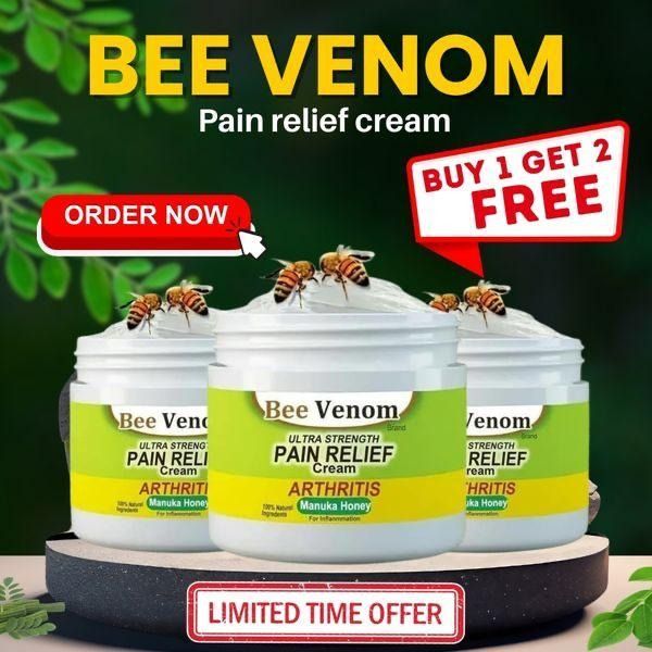 Bee Venom Ultra Strength Pain Relief Cream |đ„ BUY 1 GET 2 FREEđ„