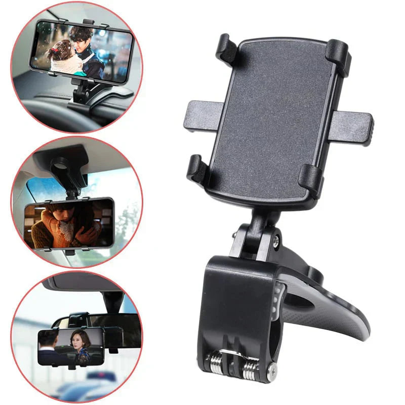 360° Rotational Car Mobile Holder with One-Click Technology