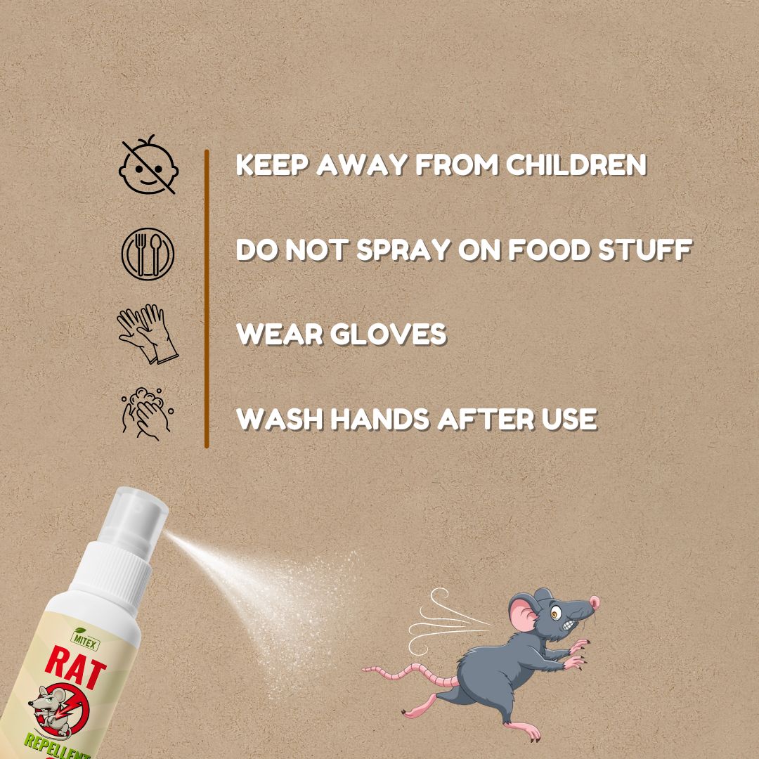 Buy 1 Get 2 Free | Rat Repellent Spray - Safe, Effective Rat Protection