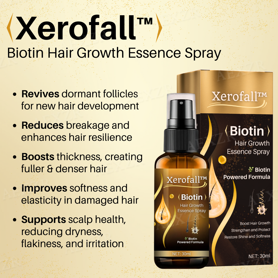 Xerofall™ Biotin Hair Growth Essence Spray | Buy 1 Get 1 Free