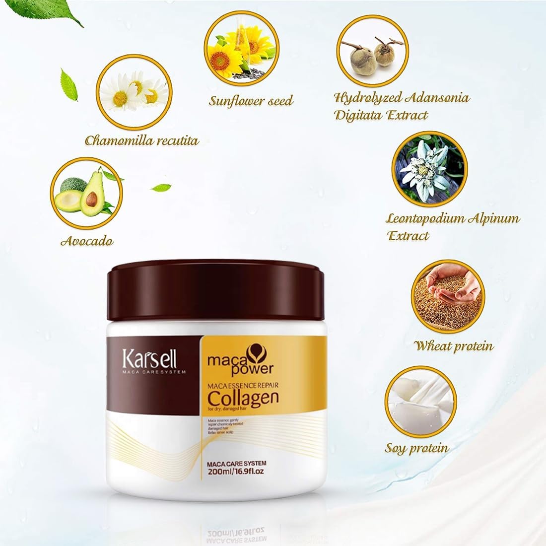 Karseell Maca Power Collagen Hair Mask 100ml × 2 (BUY 1 GET 1 FREE)