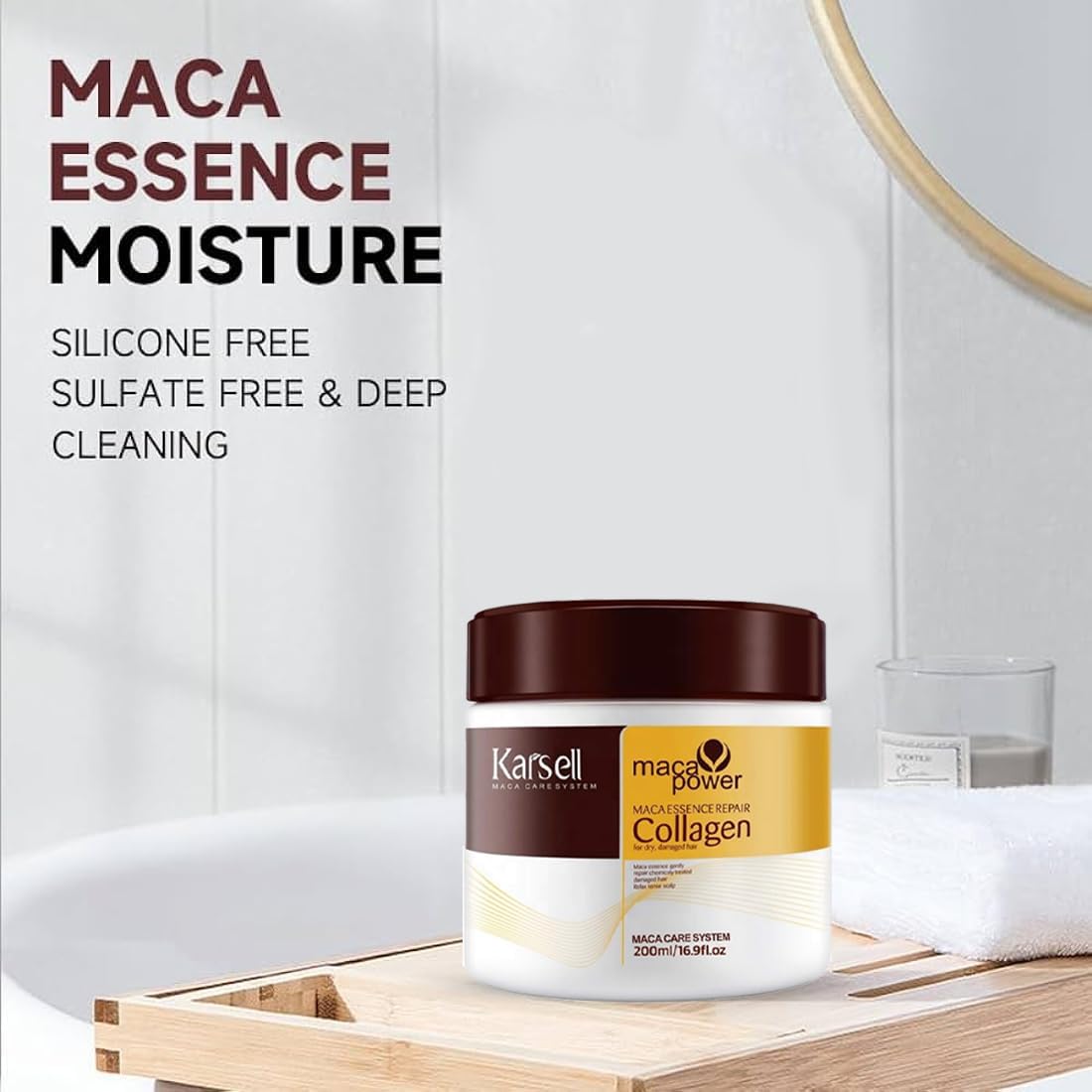 Karseell Maca Power Collagen Hair Mask 100ml × 2 (BUY 1 GET 1 FREE)