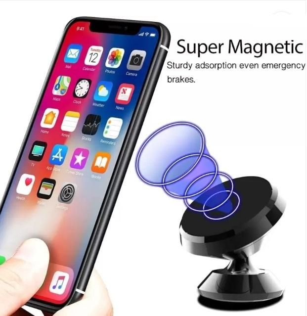 Magnetic Phone Holder 360 Degree Rotation