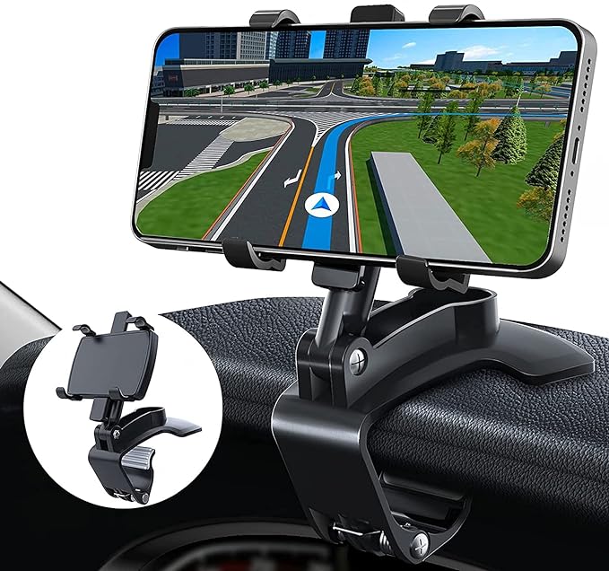 360° Rotational Car Mobile Holder with One-Click Technology