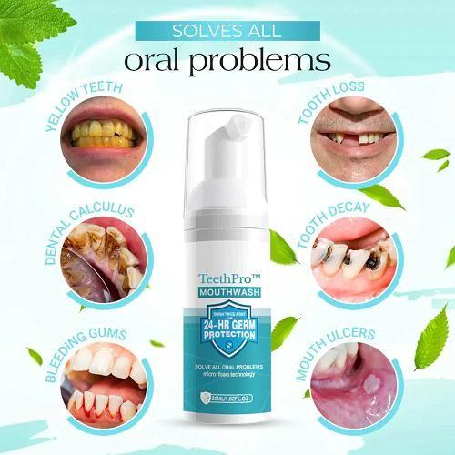 Teeth Whitening Foam (🔥Buy 1 Get 1 Free 🦷 NEW TEETH Mouthwash - Solve all Oral Problems