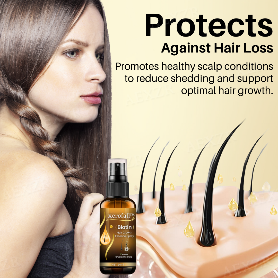 Xerofall™ Biotin Hair Growth Essence Spray | Buy 1 Get 1 Free