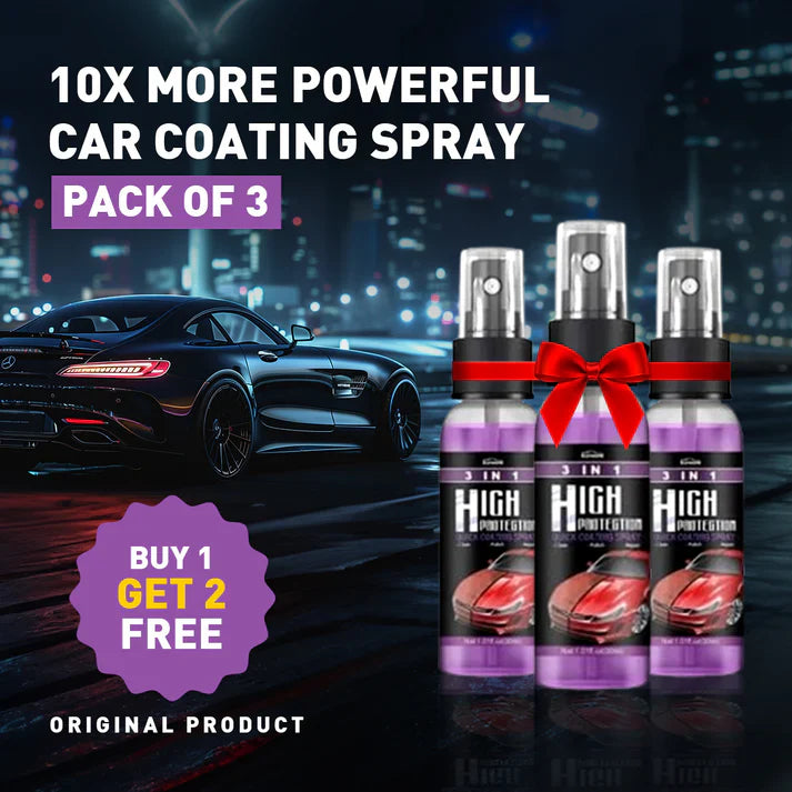 10x More Powerful Car Coating Spray | Buy 1 Get 2 Freeš„ (Pack Of 3)