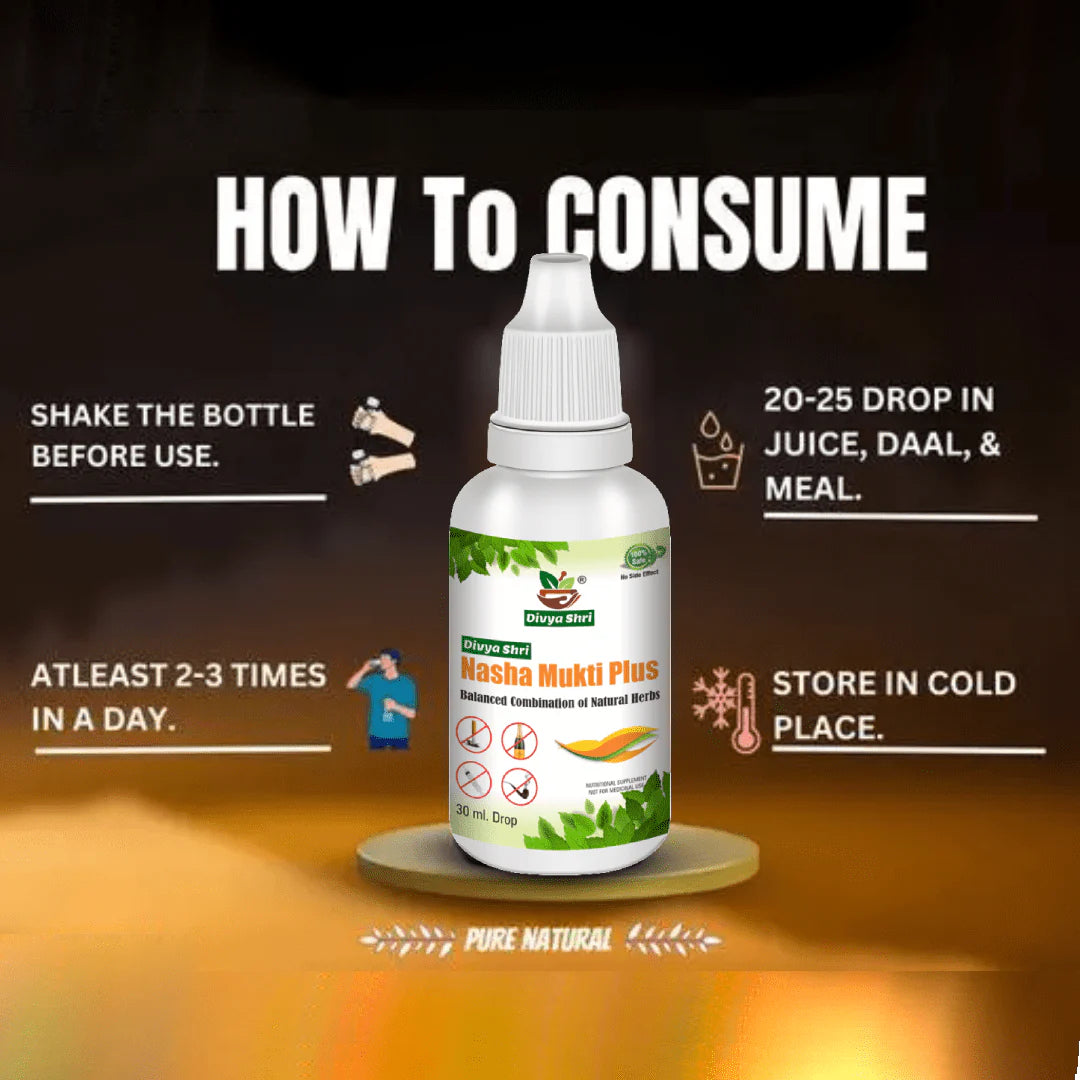 Nasha Mukti Plus Ayurvedic Medicine 100% Herbal (BUY 1 GET 1 FREE)