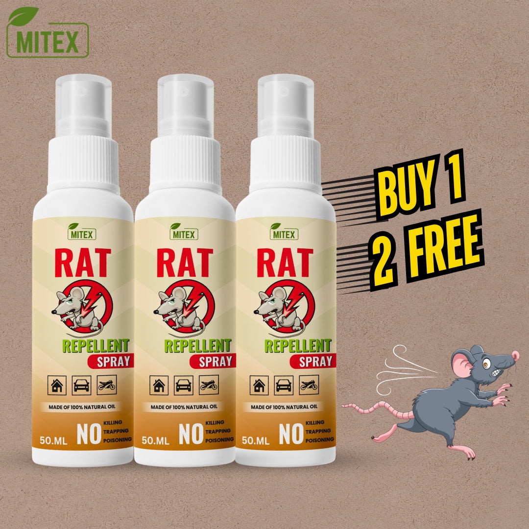 Buy 1 Get 2 Free | Rat Repellent Spray - Safe, Effective Rat Protection