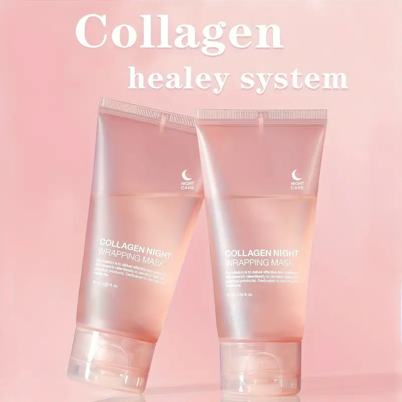 Buy 1 Get 1 Free | Collagan Night Wrapping Face Mask (with Nicotinamide & Hyaluronic Acid, Collagan Extract)