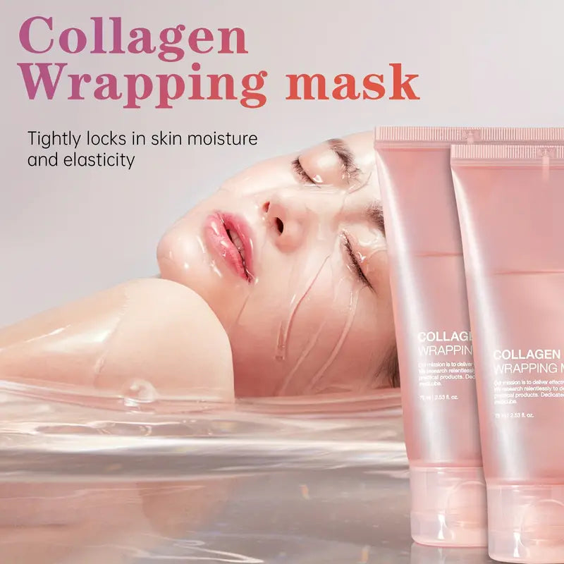 Buy 1 Get 1 Free | Collagan Night Wrapping Face Mask (with Nicotinamide & Hyaluronic Acid, Collagan Extract)