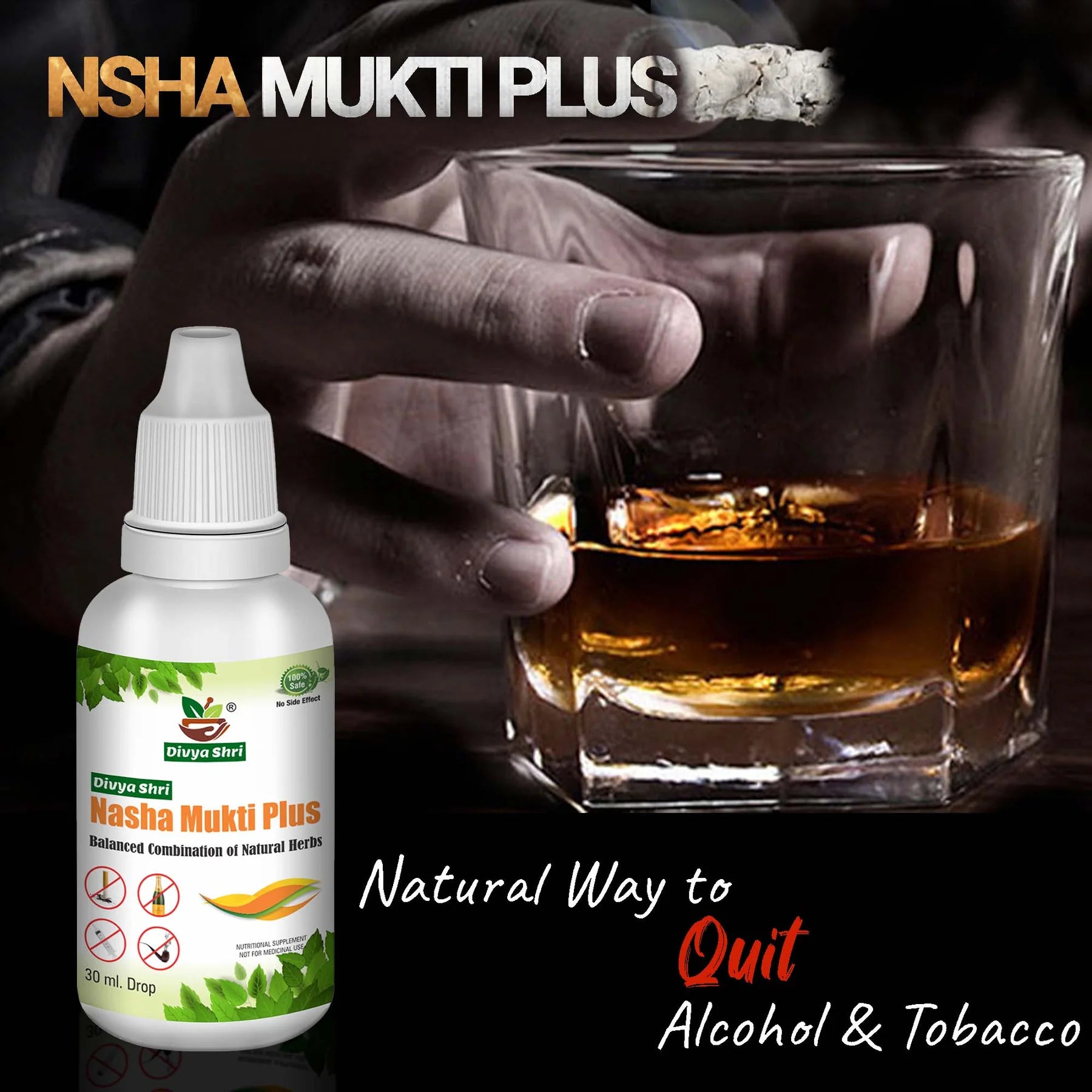 Nasha Mukti Plus Ayurvedic Medicine 100% Herbal (BUY 1 GET 1 FREE)