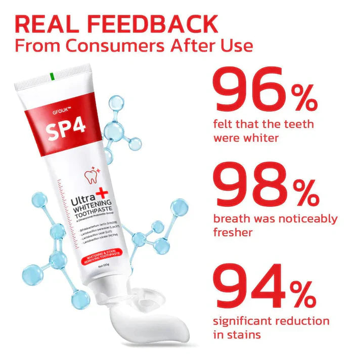 SP-4 Pro Probiotic Whitening Toothpaste (Buy 1 Get 1 Free )