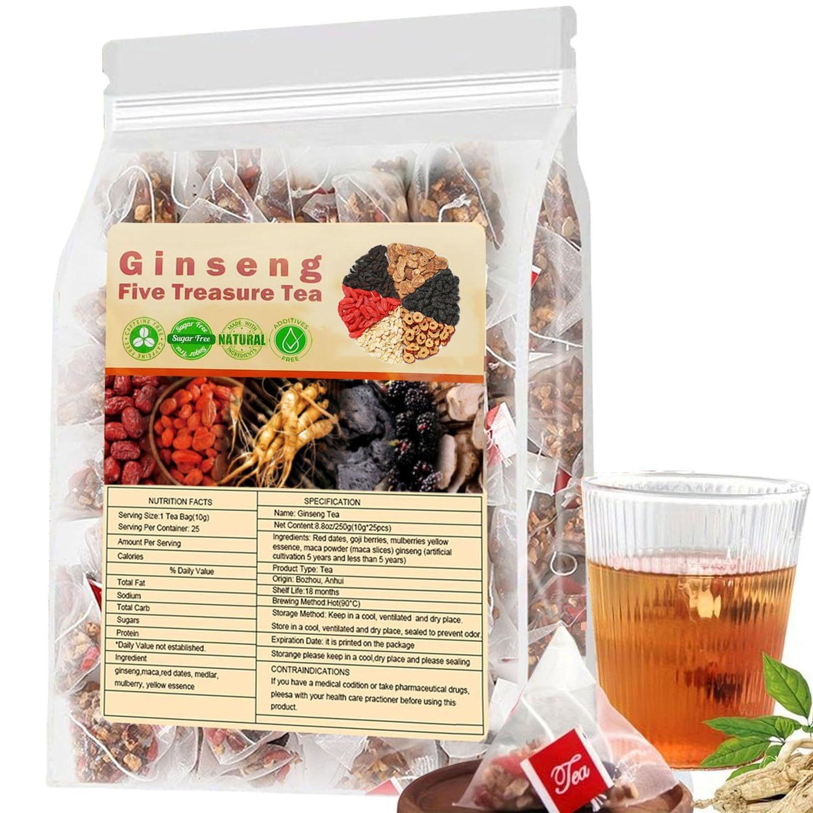 Ginseng & Mulberry Hidden Power Tea For Energy (Pack of 15)
